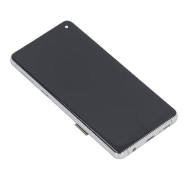 Imagem de RiToEasysports Substituição do Conjunto de Tela TFT do Scanner de Tela para S10 por Função de Pegada Digital para Manutenção Digital para a Manutenção Telefone (Prata)