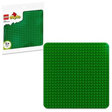 Imagem de Base verde LEGO DUPLO 10980 p/ construir e exibir. Brinq. p/ crianças em idade pré-escolar a partir de 18 meses. (1 Peça)