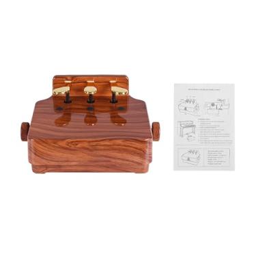 Imagem de Tomvorks Extender de Pedal de Piano Com 3 Pedais de Altura Ajustável para Acessórios para Crianças, Ajuda de Ensino de Piano Infantil, ótimos Acessórios (Cor de pau -rosa)