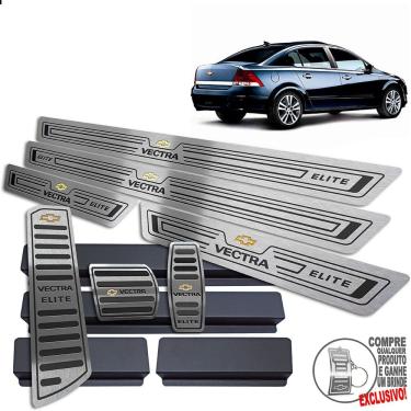 Imagem de Soleira Pedaleira Aut Descanso Preto Vectra Elite 2006 A 11