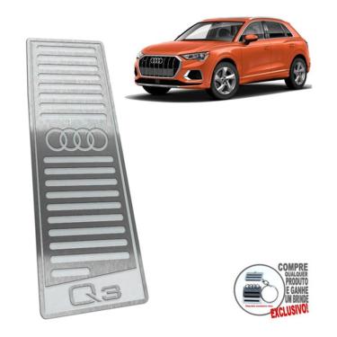 Imagem de Descanso De Pé Aço Inox Audi Q3 2020 2021 Prata