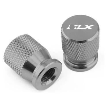 Imagem de Tampa da haste da válvula do pneu da roda do acessório da motocicleta compatível com KLX250 KLX450 KLX230 KLX 250 230 110 150 140 125 450R 300R 65 (titânio)