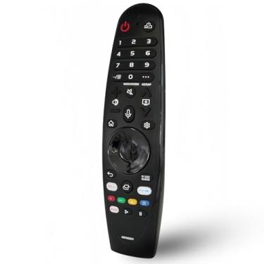 Imagem de Controle remoto de substituição IR para LG Smart TV modelo AKB75855501 AN-MR20GA MR19BA MR18BA MR650A [função de ponteiro mágico de voz]