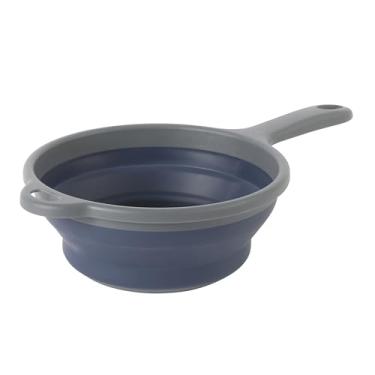 Imagem de OSTER Escorredor de Alimentos Retrátil Redondo 18cm Bluemarine - Multifuncional para Macarrão, Massas, Legumes e Verduras - Silicone
