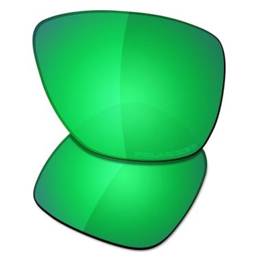 Imagem de SAUCER Lentes de reposição premium para óculos de sol Oakley Breadbox OO9199 High Defense - Verde Jade polarizado