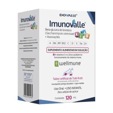 Imagem de Imunovalle kids liquido 120ml sabor tutti frutti - DOVALLE