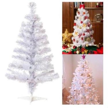 Imagem de Árvore de natal 1,20 metro grande verde, nevada ou branca para decoraç