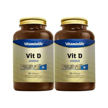 Imagem de Kit 2X Vit D 2000UI - 30 Softgels - Vitaminlife-Masculino