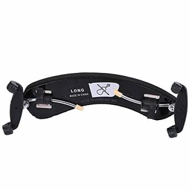Imagem de RiToEasysports Suporte de Ombro para Violino de Plástico Preto Macio Com Altura e ângulo Ajustáveis, Evita Deslizar, Oferece Excelente Conforto e Suporte, Adequado para Violino de 1/2 Tamanho