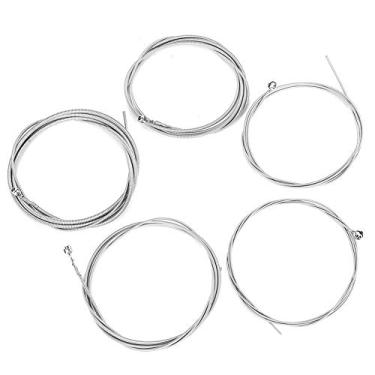 Imagem de Acouto 5 Peças de Cordas 1 Mm 1,4 Mm 2 2,5 3 5-Cordas Elétricas Acessório para Instrumento Cordas de Guitarra Instrumentos Musicais/acessórios para/guitarra e //