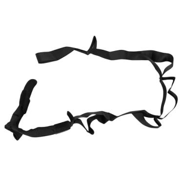 Imagem de Correia de alongamento tipo progressivo, faixa elﾃ｡stica de poliﾃｩster de alta resistﾃｪncia, tensﾃ｣o ajustﾃ｡vel para exercﾃｭcios de ioga, alongamento de fitness