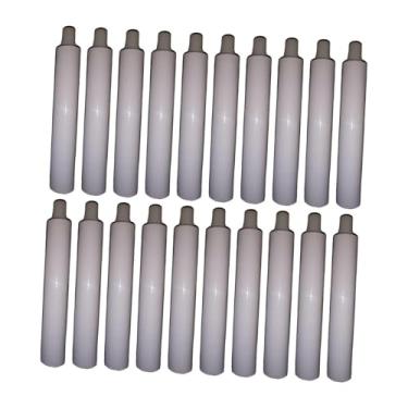 Imagem de MotiveTech Tubos de tinta de alumínio vazios, embalagens para amostras, tampas de fácil abertura, armazenamento compacto e prático para creme para as mãos de, 20 Unidades de 30ml