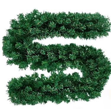 Imagem de Festão Aramado Natal Grosso Galhos Cheios Flexível Decoração (2 FESTAO)