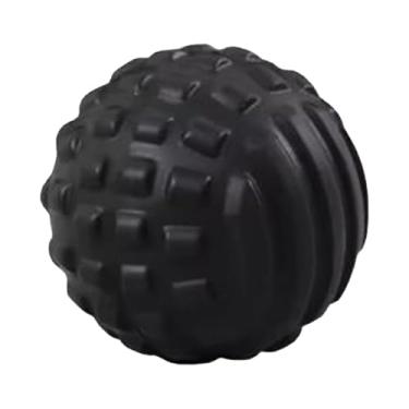 Imagem de Colaxi Rolo de bola de massagem, ferramenta de massagem de tecido profundo, treino doméstico, massagem nas costas, diâmetro de 7 cm para dança, pé, cintura, Preto