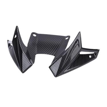 Imagem de Luocute Substituição de Winglets de Spoiler Dianteiro para CB500 2024-2025, Winglet de Spoiler Dianteiro Nu para Motocicletas Aumenta a Estabilidade de Pilotagem, Extensão de (Padrão de fibra de