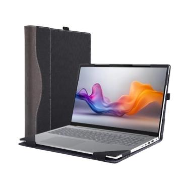 Imagem de Capa para laptop Lenovo ThinkBook 16 G8 IRL / G7 IML ARP para ThinkBook 16 G6 IRL ABP [Do Check Model] Bolsa removível para notebook PU acessórios com orifício de dissipação de calor (preto)