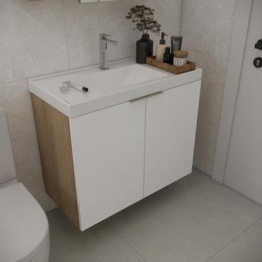 Imagem de Gabinete de Banheiro sem Cuba 79,6cm Vittare - Estilare