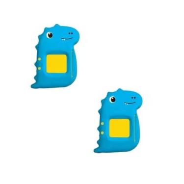 Imagem de Pronúncia Portátil Máquina de Cartões de Aprendizagem Educational (Português e Inglês) | APOLLO'S STORE (Dino P - Azul)