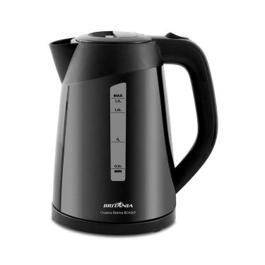 Imagem de Chaleira Elétrica Britânia Bch06p 1,7 Litros Preta 127v