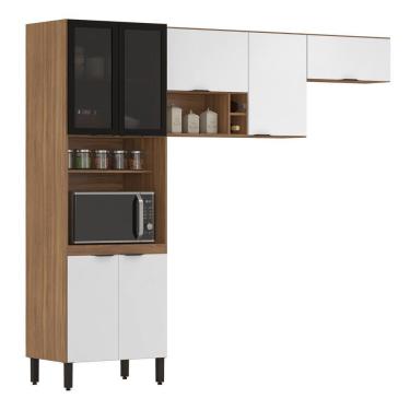 Imagem de Cozinha Completa Modular 3 Peças Composição 7 Branco Fi0007