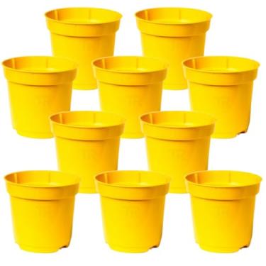 Imagem de Vaso de Planta, Kit Até 50 Mini Vasos Pote 6 Colorido para Plantas E Suculentas 80ml(Amarelo,30 Unidades)