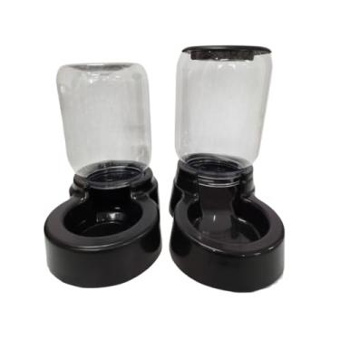 Imagem de Kit Comedouro e Bebedouro Automático para Cães e Gatos 3 Litros – Sistema Refil, Prático e Higiênico