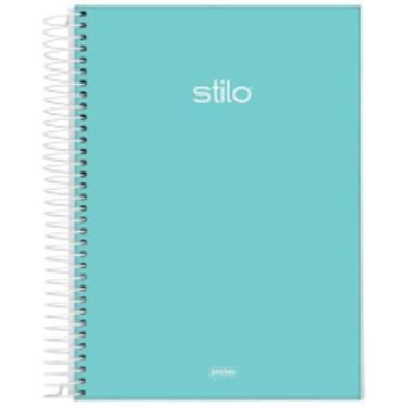 Imagem de Caderno Universitário Capa Dura 10 Matérias Verde 160 Folhas