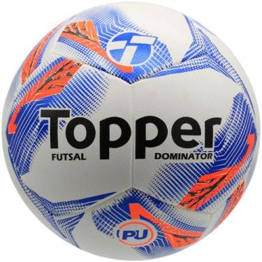 Imagem de Bola De Futsal Topper Dominator Unissex, U, Branco