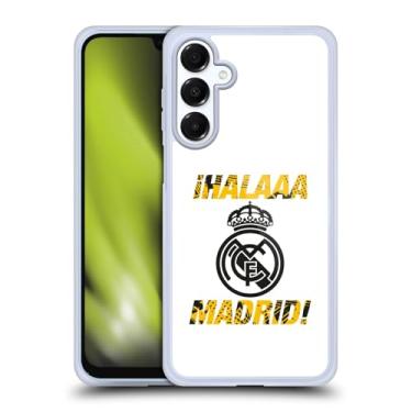 Imagem de Head Case Designs Capa de gel urbana oficialmente licenciada Real Madrid CF Hala Madrid [proteção de grau militar] compatível com Samsung Galaxy A16 5G e compatível com MagSafe