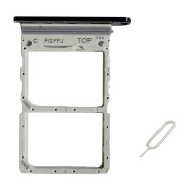 Imagem de UPONEW Para Samsung Galaxy Z Flip 7 Bandeja de cartão SIM e suporte de cartão SIM Micro SD parte de reposição (preto)