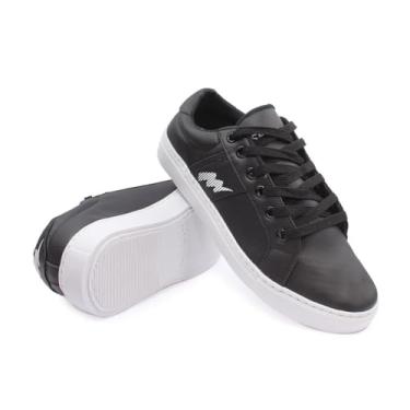 Imagem de Sapatenis Tênis Masculino/Feminino para Caminhada e Dia a Dia | Preto, Solado Macio e Respirável | Ideal para Longas Horas de Uso (PRETO, BR, Adulto, Numérico, M, 38)