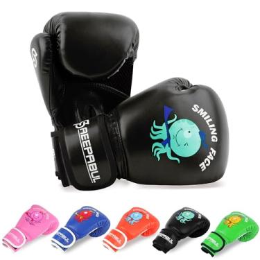 Imagem de SAEEPABUL Luvas de boxe infantis para meninos e meninas, luvas de boxe para crianças de 3 a 8 anos, luvas de treinamento de boxe juvenil, luvas de pancadas infantis para saco de pancadas, kickboxing