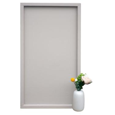 Imagem de Galopgen Bandeja retangular otomana de 76 x 40,6 cm | Couro PU texturizado, à prova d'água e resistente ao calor para mesas de café/jantar, sofá, cama, entretenimento e festa (bege tranquilo, 76 x 40