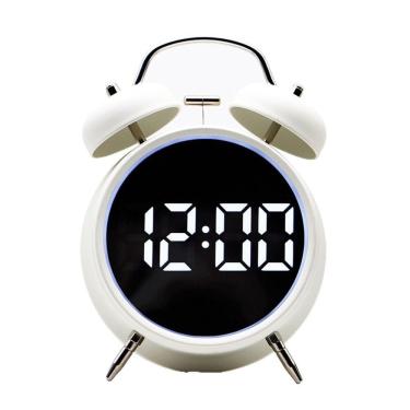 Imagem de Despertador LED Digital Twin Bell Design 117x54x163mm