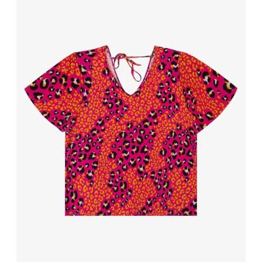 Imagem de Blusa Feminina Plus Size Infinita Cor Rosa-Feminino