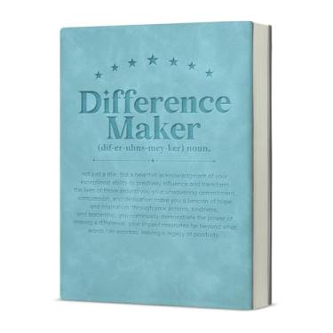 Imagem de KSFFWQIN Caderno de definição Difference Maker, presente de apreciação para colega de trabalho, mentor, chefe, professor, fazer diferenças, presentes de aposentadoria, caderno de escrita