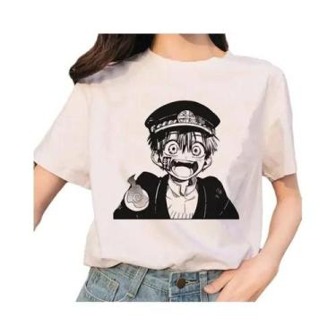Imagem de Camiseta Feminina Harajuku Ullzang Hanako-Kun - Estampa dos Anos 90, B