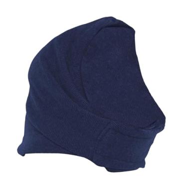 Imagem de Gralara Capuz calmante para cães, capa para cabeça, protetores de orelha para cães, abafadores de ouvido para banho, e secagem, Azul Escuro