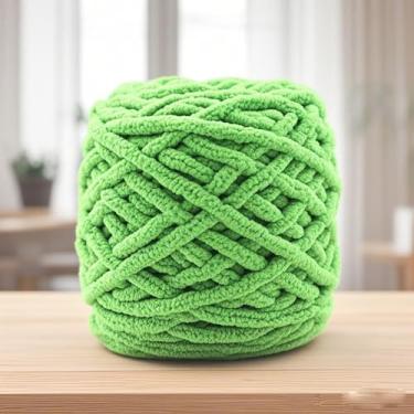 Imagem de Fio de crochê grosso macio de chenille para tricô à mão, artesanato faça você mesmo, 100 g