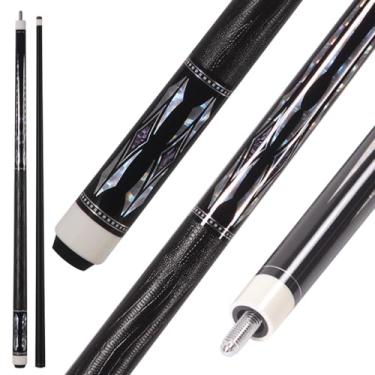 Imagem de Bastão de taco de sinuca de 12,5 mm, bastão de tacos de bordo canadense 127 cm 538,6 g pontas de 12,5 mm, bastões de tacos de mesa de bilhar para adultos profissionais, eixo de tingimento de bordo