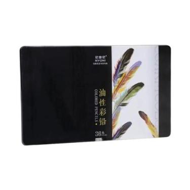 Imagem de Conjunto De Lápis De Cor 24/36/48/72/120 Profissional Óleo 3.7mm Refil