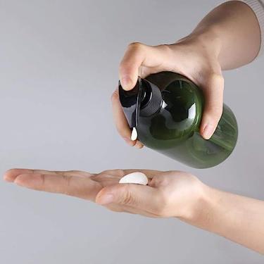 Imagem de Zerodis Garrafa de Bomba Transparente Portátil, Jardinagem Doméstica, Banheiro, Outros Produtos Com Cabeça Pp para Dispensar Xampus e Loções, 500ml para Uso Doméstico e de Cozinha, Garrafa de Bomba