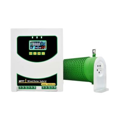 Imagem de HYZHANHONG Controlador Regulador de Carga e Descarga Híbrido MPPT 16000W para Energia Eólica e Solar com Carga de Desvio para Todos os Geradores Eólicos e Painéis Solares (12V-48V),220v