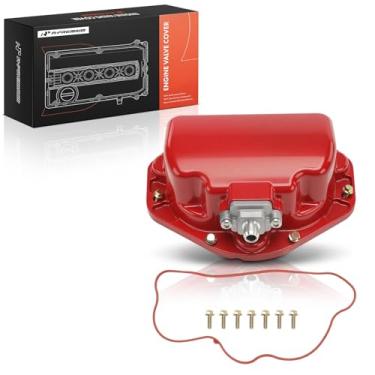 Imagem de A-Premium Tampa da válvula do motor adequada para Polaris Sportsman 800 2005-2014 Ranger 700 Frontier, alumínio, vermelho