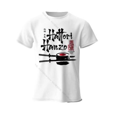 Imagem de Camiseta Gráfica Oversized Hattori Hanzo Ninja Samurai Para Homens, 10