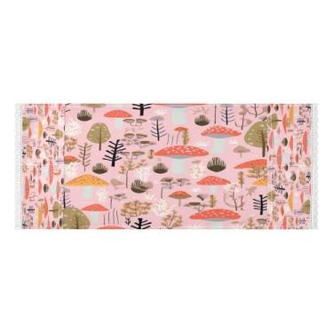 Imagem de Wassud Capas de lavadora e secadora de cogumelos desenhados à mão, protetor de lavadora com sacos de armazenamento, capa de geladeira à prova de poeira com bolsos para lavanderia doméstica e cozinha