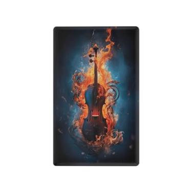 Imagem de Wassud Placa de cobertura para interruptor de luz de fogo e chamas, capas de tomadas duplex, placa de parede decorativa, decoração de casa, sala de estar, quarto