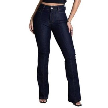 Imagem de Calça Jeans Sawary Boot Cut - 279068 - Azul médio 46-Feminino