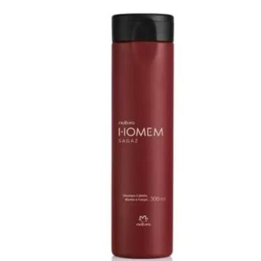 Imagem de Homem Sagaz 3 em 1 - Shampoo Cabelo, Barba e Corpo - 300ml Natura
