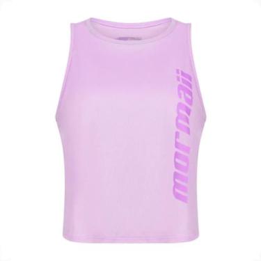 Imagem de Regata Cropped Mormaii Beach Tennis Vitória Marchezini, Lilás, P